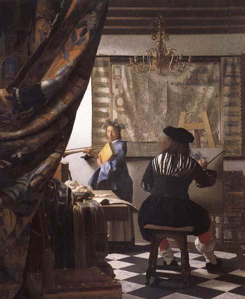 Jan Vermeer The Art of Painting china oil painting image